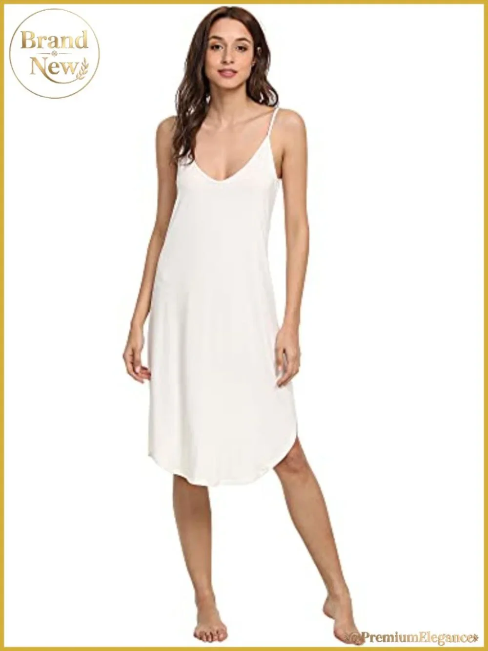 Bamboo Viscose Full Slip for Under Dresses Cami Slip Dress